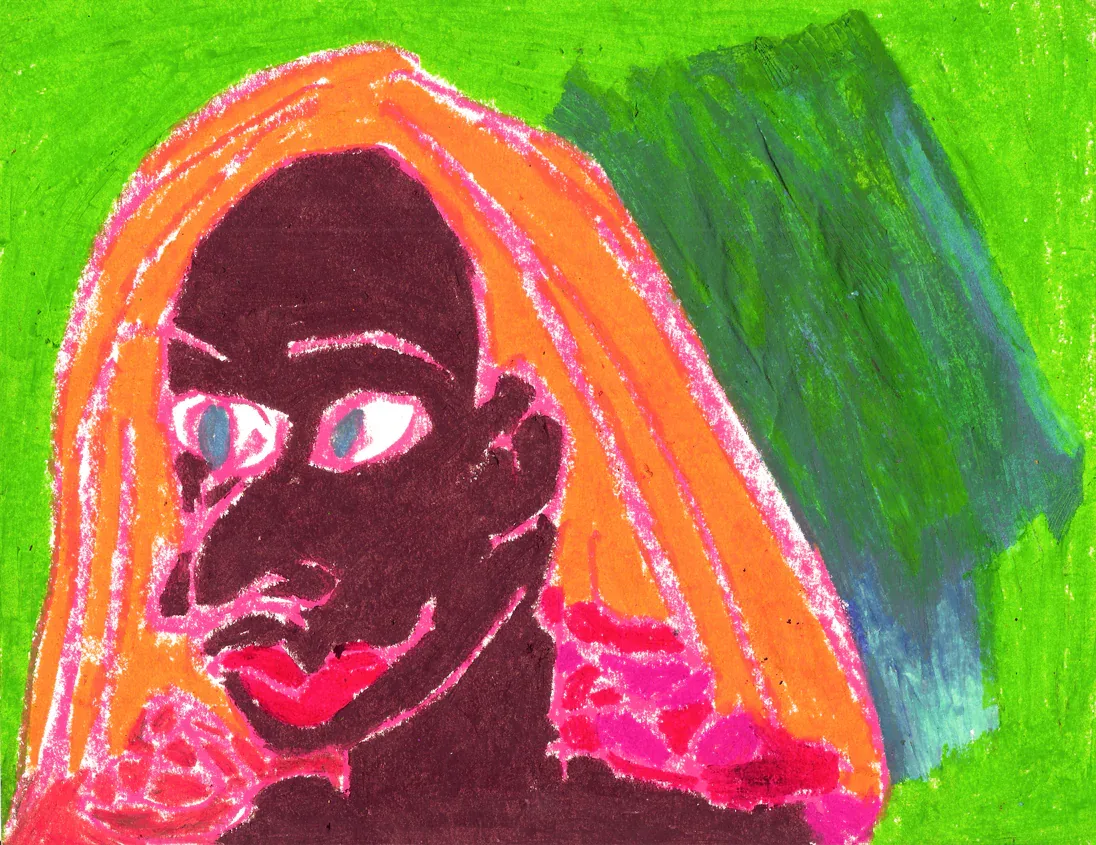 Yarın için çekmeceler, mixed media on paper